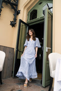 Catalina Maxi Dress - Light Blue Lace