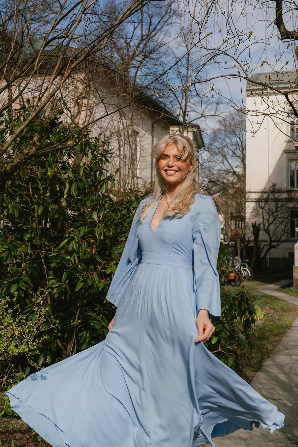 Milena Dress - Vista Blue