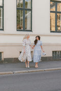 Cotton Slub Midi Dress - Flower Buds