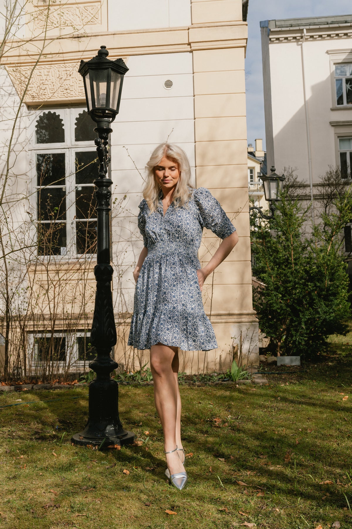 Billie Dress Short Sleeve - Empire Blue