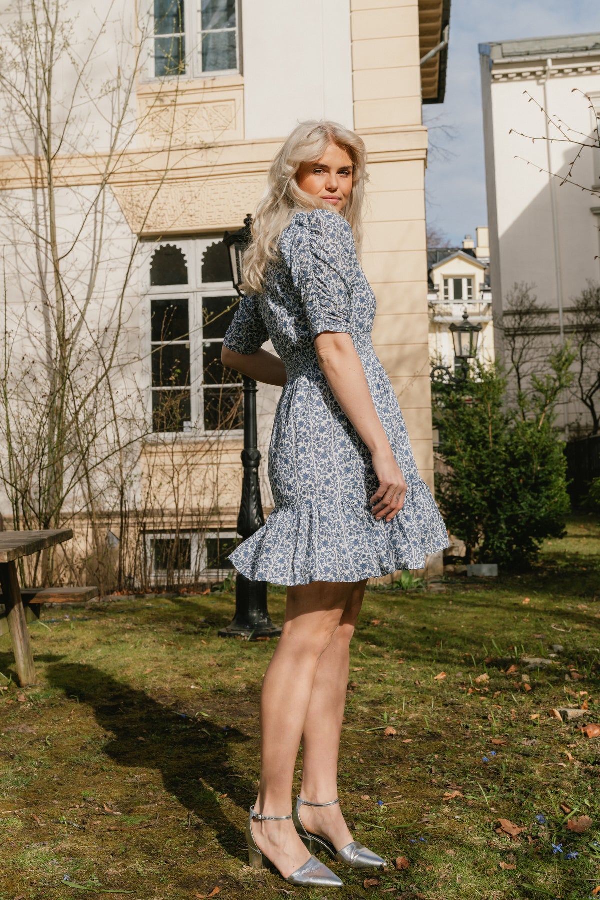 Billie Dress Short Sleeve - Empire Blue