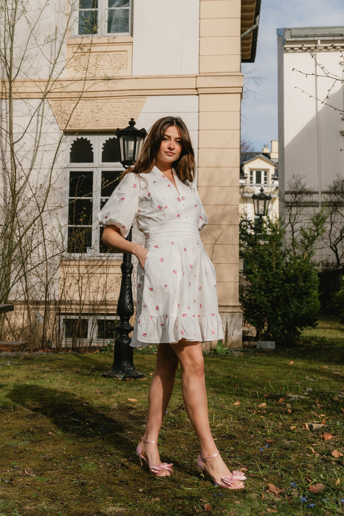 Makayla Dress - Sachet Pink