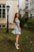 Gianna Dress - Blue Aop