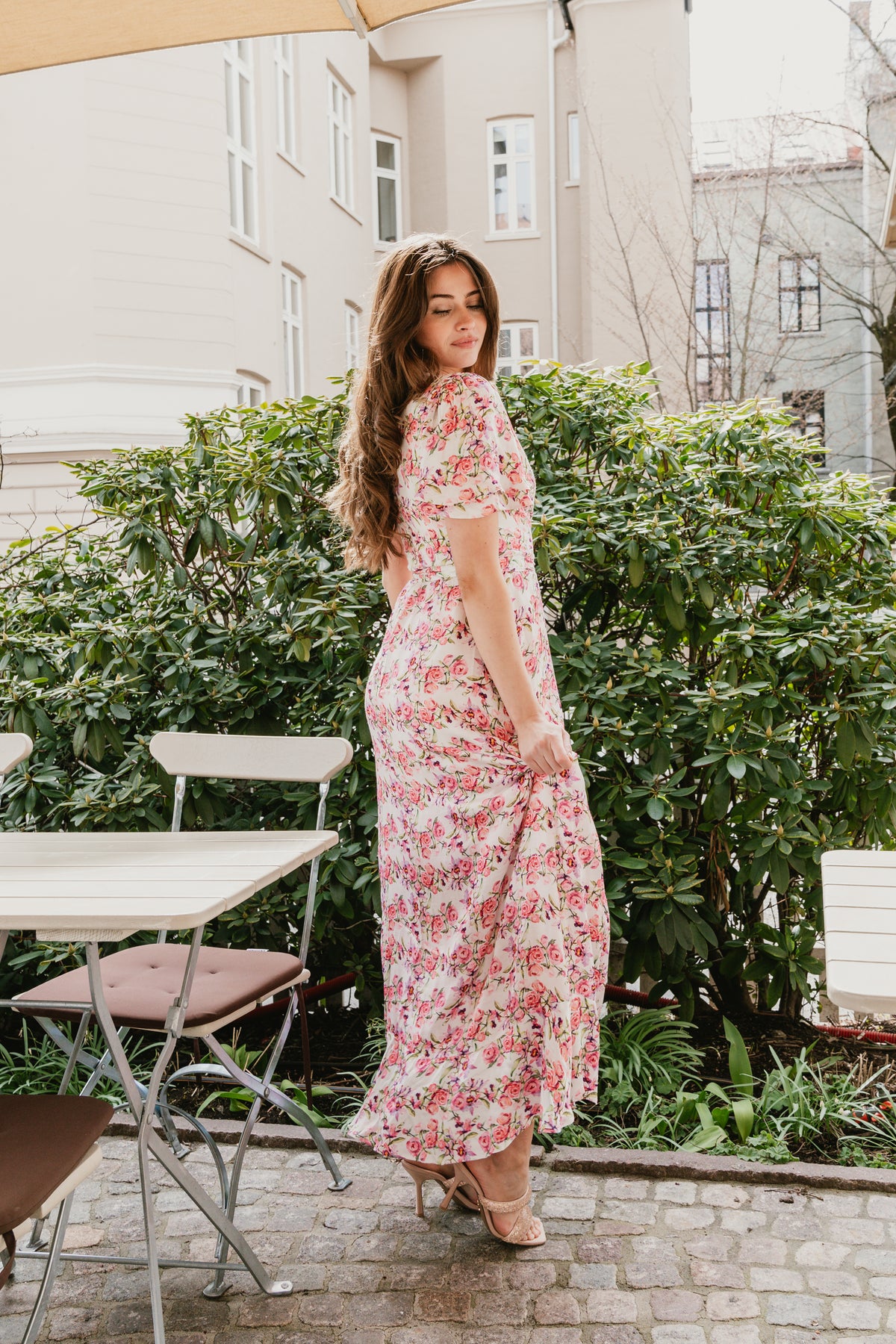 Gabriella Maxi Dress - Lavender Flower