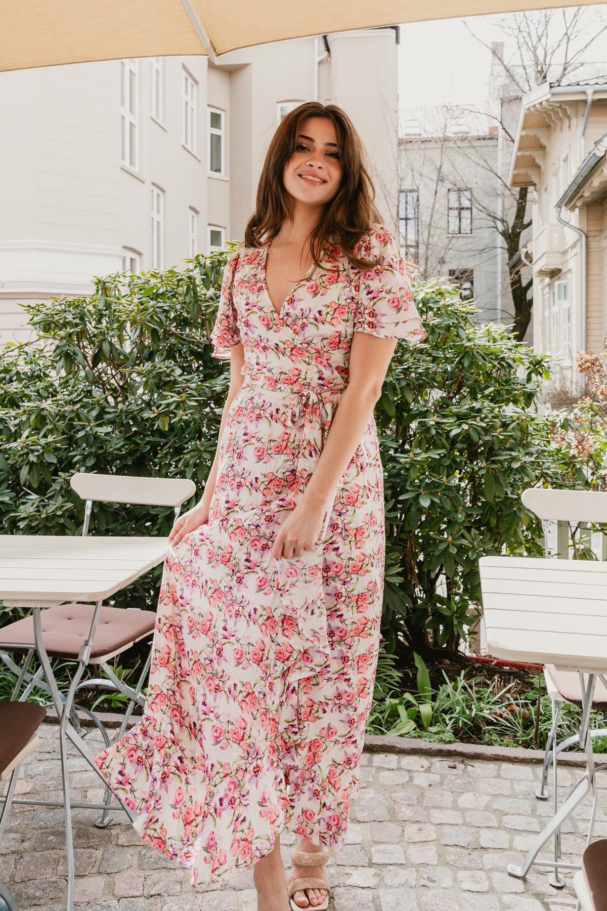 Gabriella Maxi Dress - Lavender Flower