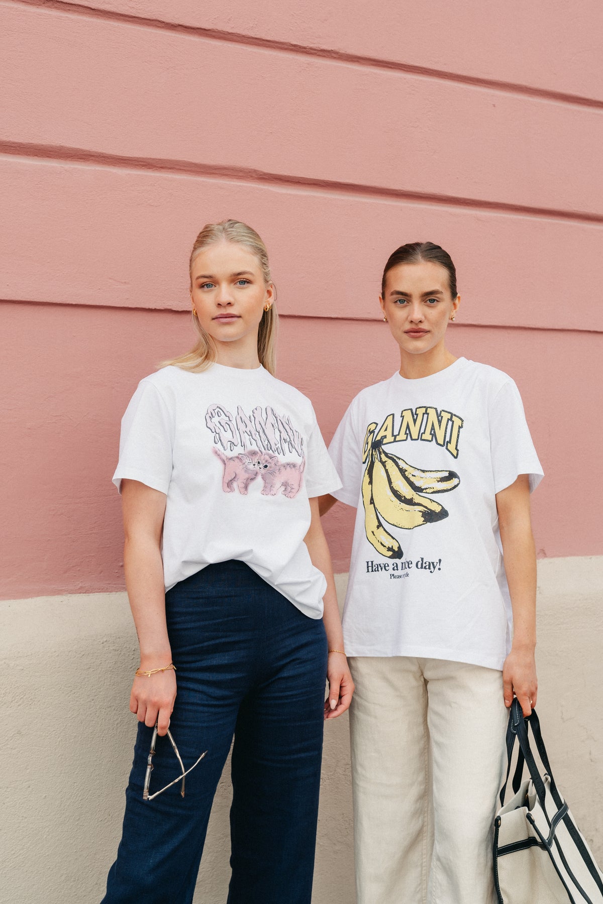 Basic Jersey Cats Relaxed T-Shirt - Bright White