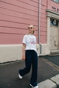 Basic Jersey Cats Relaxed T-Shirt - Bright White