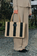 Viva-Gulia Hw Long Linen Pant - Greige
