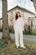 Rel Linen Blend Pull On Pants - Eggshell