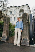 Degas Blouse - Dusty Blue