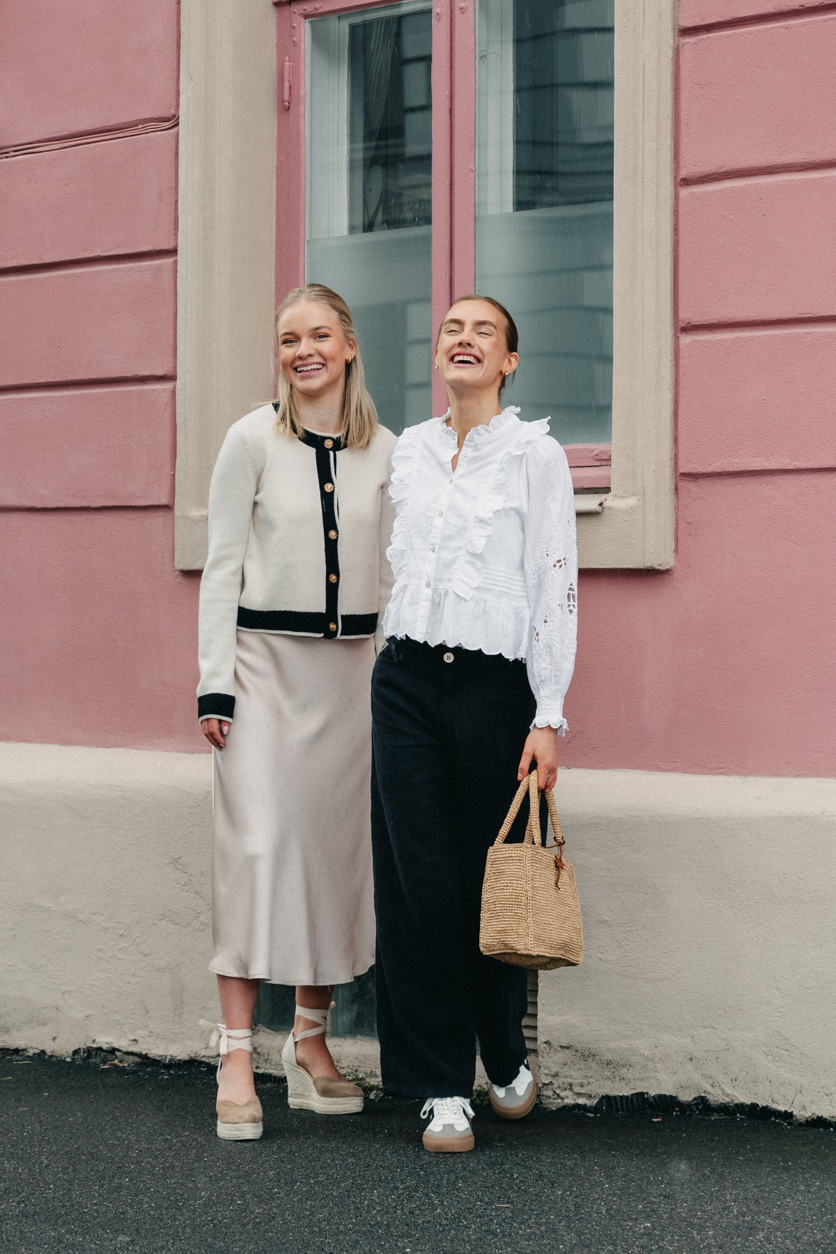 Petrine Embroidery Blouse - White