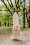 Dovie Crepe Dress - White Berry Print
