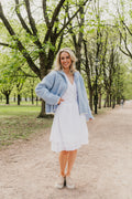 Zip Jacket - Light Blue