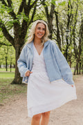 Zip Jacket - Light Blue