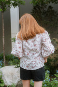 Trinidad Blouse - Red Ornament Print