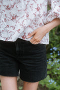 Ellie Shorts - Washed Black