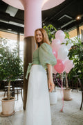 Frankie Denim Skirt - Off White