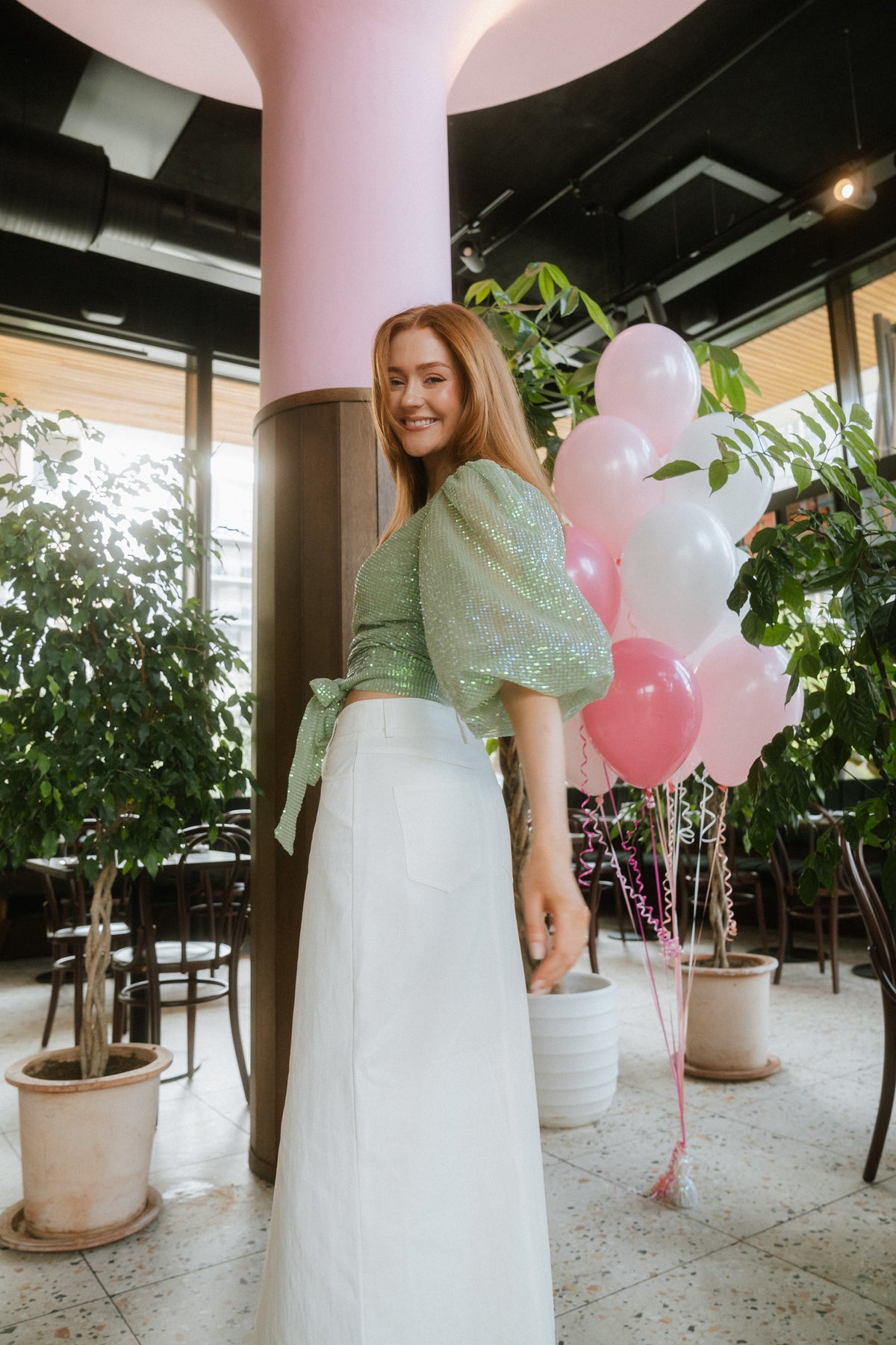 Frankie Denim Skirt - Off White