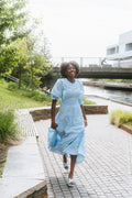 Loisa Dress - Powder Blue