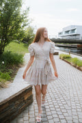 Shanni Dress - White Print