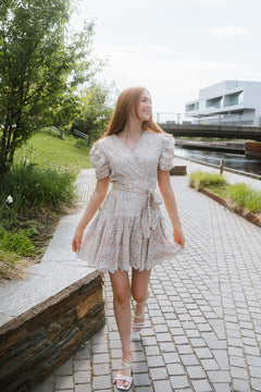 Shanni Dress - White Print