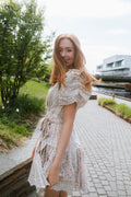 Shanni Dress - White Print