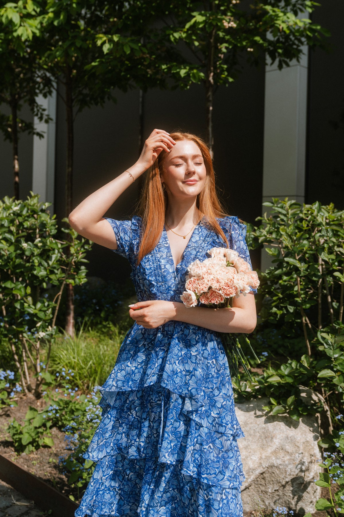 Darcey Dress - Blue