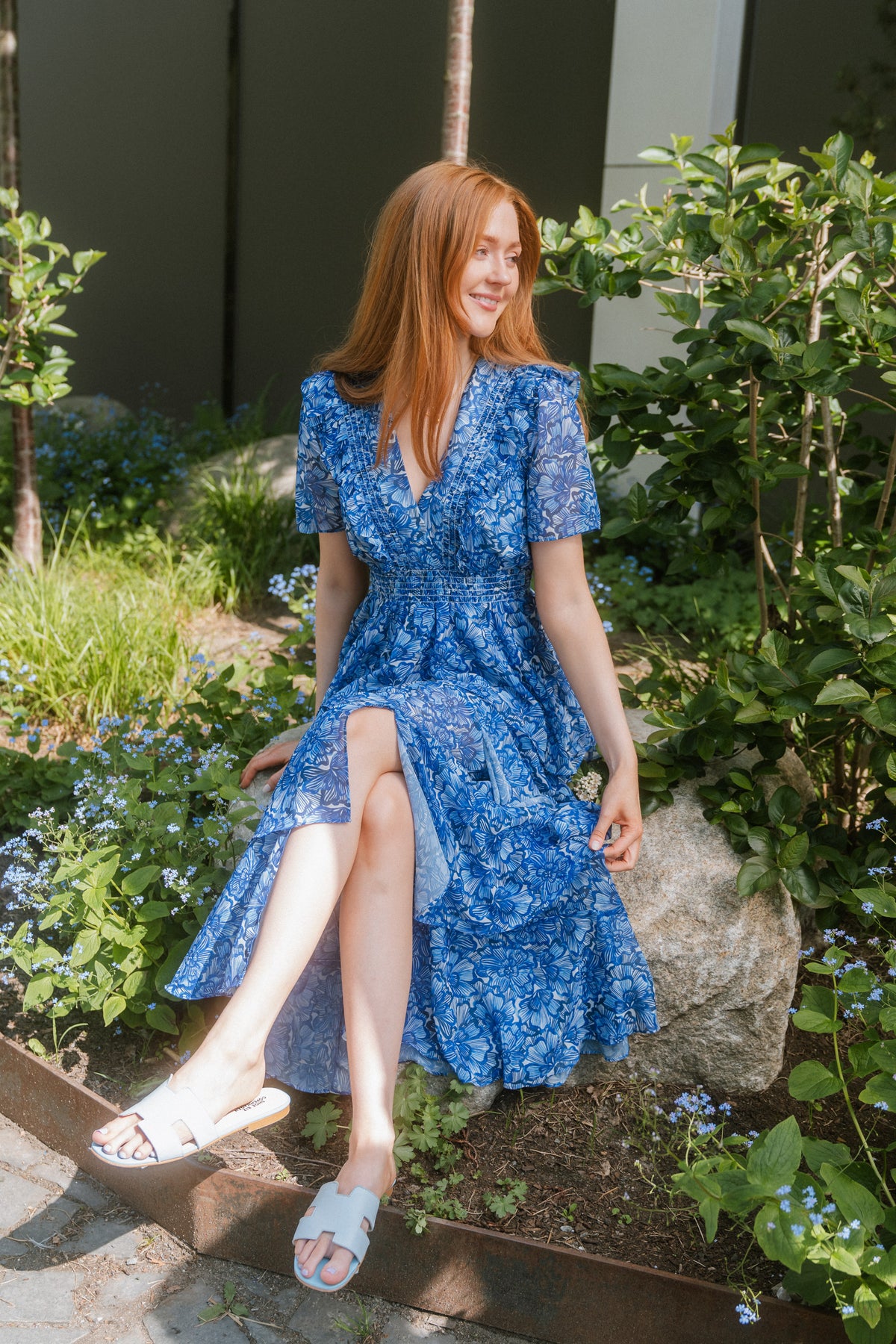Darcey Dress - Blue
