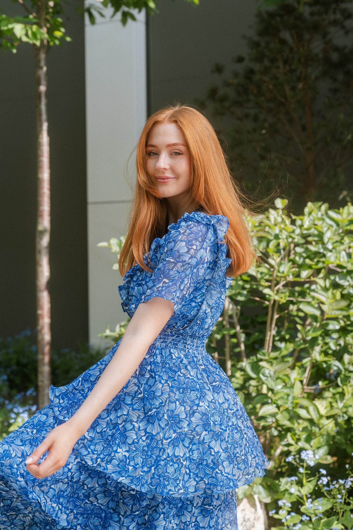 Darcey Dress - Blue