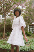 Clara Dress - Lavender Peony Print