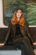 Calie Soft Skinnjacka - Svart