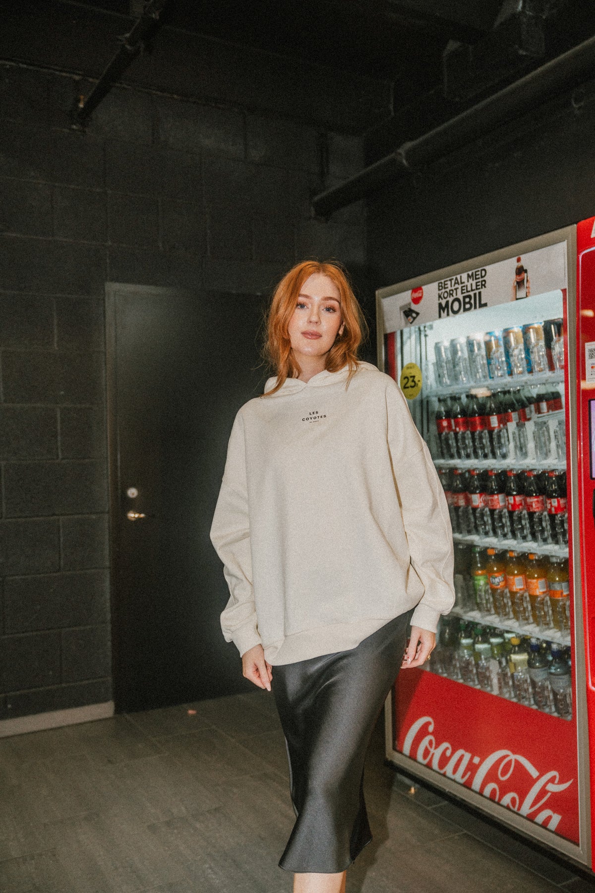 Oversized Logo Hoodie - Off-White