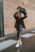 Alaska Button Jacket - Black