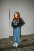 Frankie D Skirt - Vintage Blue