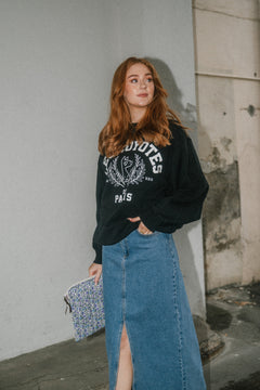 Mascotte Logo Sweatshirt - Noir