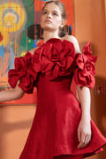 Etta Miniklänning - Scarlet Red