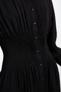 Karoline Dress Long - Black