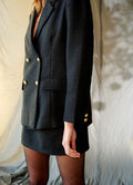 Polly Boucle Blazer - Black