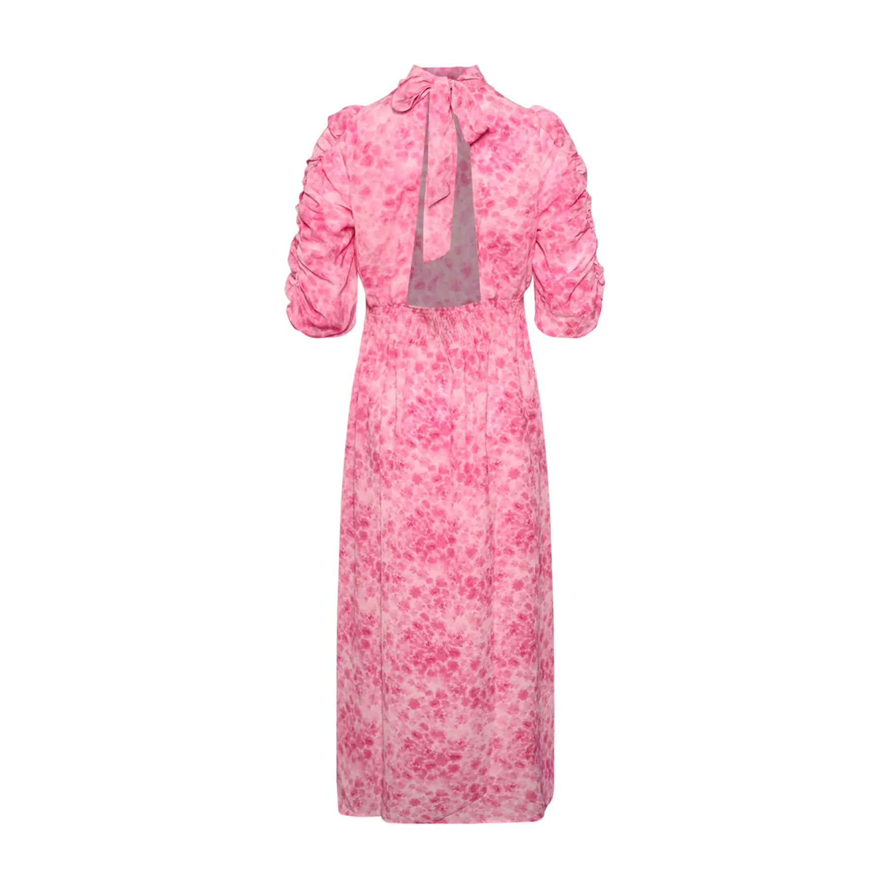 Leo Long Dress - Trudy Pink Print