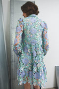 Star Ls Dress - Blue Mix
