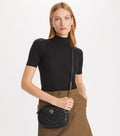 Kira Chevron Camera Bag - Black