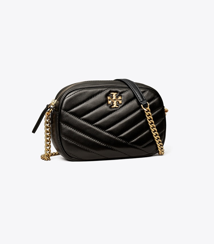 Kira Chevron Camera Bag - Black