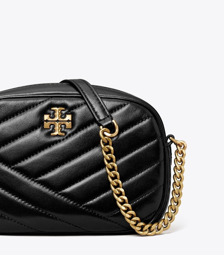 Kira Chevron Camera Bag - Black