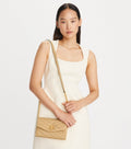 Kira Chevron Chain Wallet - Desert Dune