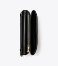 Kira Chevron Chain Wallet - Black