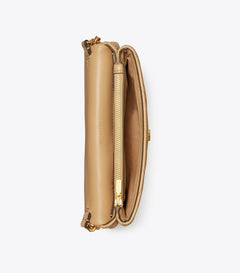 Kira Chevron Chain Wallet - Desert Dune