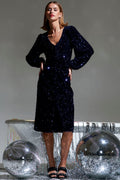 Teagan Lg Dress - Blue