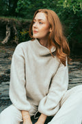 Fam Sweater Short - Bone White