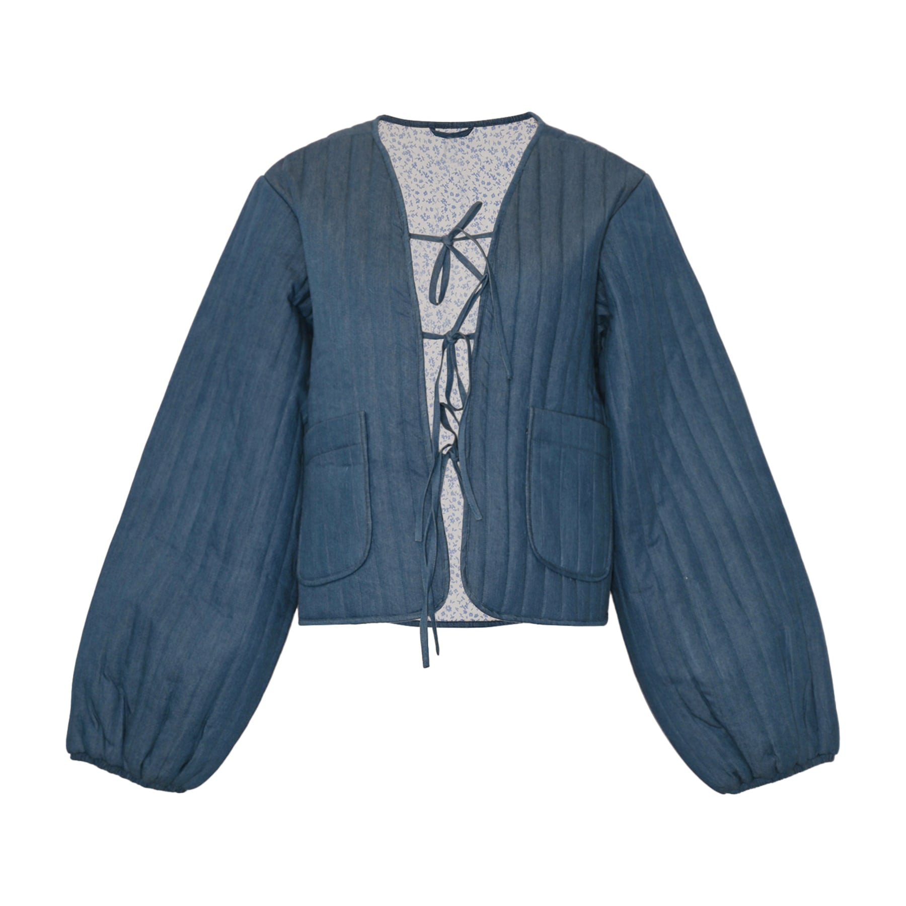 Lori Jacket - Calla Denim Print