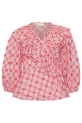 Kolina Blouse - Pink Lemonade Combo